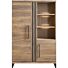 Wandkast Gianta houtstructuur sheesham decor