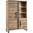 Wandkast Gianta houtstructuur sheesham decor