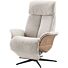  IN.HOUSE Relaxfauteuil Hintas M Beige Hout