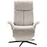 Relaxfauteuil Hintas M Lichtgrijs Hout