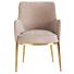 Eetkamerstoel Breeze Khaki Velvet Brushed Gold