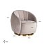 Draaifauteuil Jago khaki velvet / brushed gold