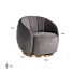 Draaifauteuil Jago stone velvet / brushed gold