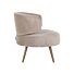 Fauteuil Hazel khaki velvet fire retardant