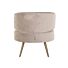 Fauteuil Hazel khaki velvet fire retardant