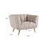 Fauteuil Huxley Khaki velvet / Brushed gold