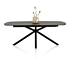 Eetkamertafel Montello 200x100 Cm Zwart