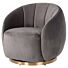  Draaifauteuil Jago khaki velvet / brushed gold