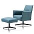 XOOON Fauteuil Matera Lage Rug Teal