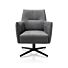 Fauteuil Matera Lage Rug Antraciet