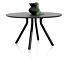 Eetkamertafel Arvada Rond 125 Cm Onyx