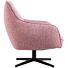 XOOON Fauteuil Oviedo Lage Rug Roze