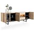 Modali, Dressoir 237 Cm - 3-Deuren + 2-Laden (+ LED) - Natural