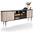 Aramon, Dressoir 240 Cm. - 2-Deuren + 2-Glasdeuren + 3-Niches (+ LED)