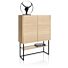 Highboard Carving 120 Cm Natural