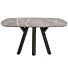 Eetkamertafel Minato Ovaal 150x105 Cm Lichtgrijs