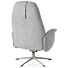 Relaxfauteuil Tonale Incl. Poef Silk Grey Kiezel