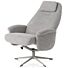 Relaxfauteuil Tonale Incl. Poef Silk Grey Kiezel