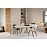 Eetkamertafel Lund Ovaal 240x120 Cm Zwart Nebbia