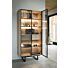 Modali, Vitrine 96 Cm - 2-Deuren + 1-Lade (+ LED) [Houten Legplanken] - Natural