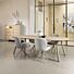 Eetkamertafel Niora Deens Ovaal 240x115 Cm Silk Grey Naturel