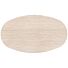 Eettafel Aras Ovaal Naturel Travertinlook 210x120 cm