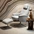 Relaxfauteuil Tonale Incl. Poef Silk Grey Kiezel