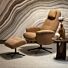 Relaxfauteuils Tonale Incl. Poef Koper