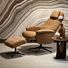 Relaxfauteuils Tonale Incl. Poef Koper