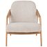 Fauteuil Dante Eik Naturel Creme