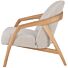 Fauteuil Dante Eik Naturel Creme