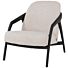 Fauteuil Dante Eik Antraciet Creme