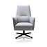 Fauteuil Matera Hoge Rug Lichtgrijs