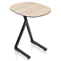 Minato, Laptop-Tafel 45 X 35 Cm. - Hoogte 52 Cm. - Light Natural Oak