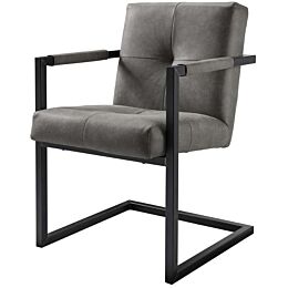 Armstoel Contiro Met Vierkant Grey