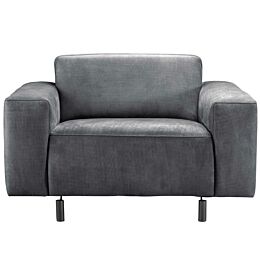 Loveseat Carolina met boxspringvering Antraciet