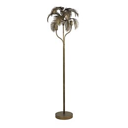 Vloerlamp Palm antiek brons