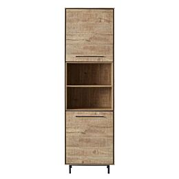Opbergkast Rianta houtstructuur/metaal