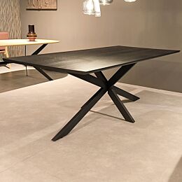 IN.HOUSE Eettafel Selectio Eiken Zwart 