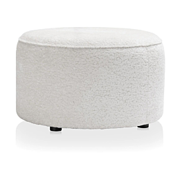 Roan Poef Rond Creme