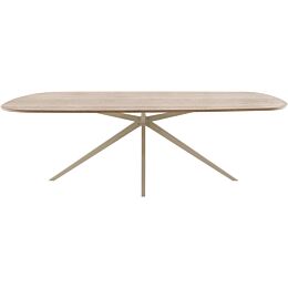Eettafel Tabiro Organisch 240x100 Pebble Grey