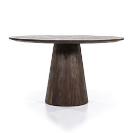 Eleonora Ronde Eettafel Aron Bruin 130cm