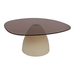 Salontafel Myloni 35x76x86 Rookglas