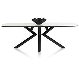 Eetkamertafel Masura Ovaal 240x110 Cm Wit