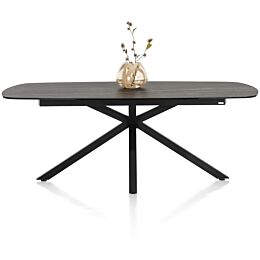 Eetkamertafel Montello 200x100 Cm Zwart