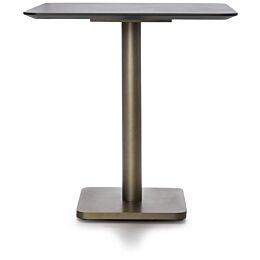 Brest Bistrotafel Marble Onyx 75X75cm - Goud