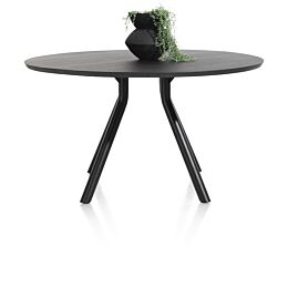 Eetkamertafel Arvada Rond 125 Cm Onyx