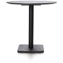 Bistrotafel Brest Stone Anthracite 80cm Zwart