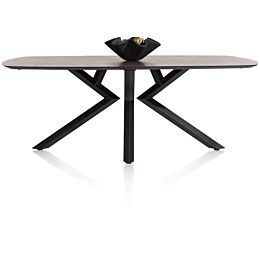 Eetkamertafel Masura Ovaal 200x105 Cm Roest