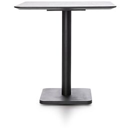 Brest Bistrotafel Stone Rust 75X75cm - Zwart